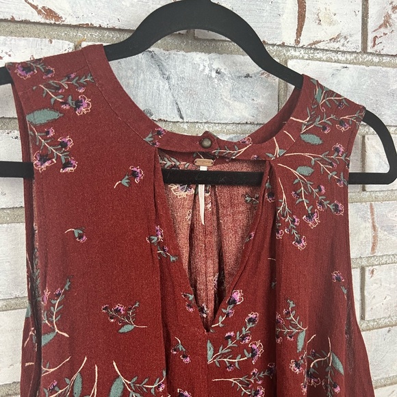 Free People | Flowy Floral Sleeveless Tunic/Dress - Picture 3 of 9
